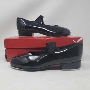 New women's 6 Capezio Jr Tyette tap shoes N625 in black patent